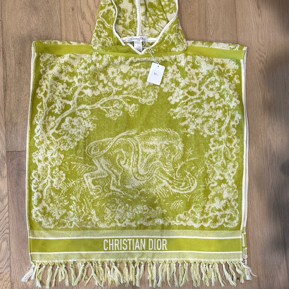 Dioriviera Toile de Jouy Sauvage Hooded Poncho